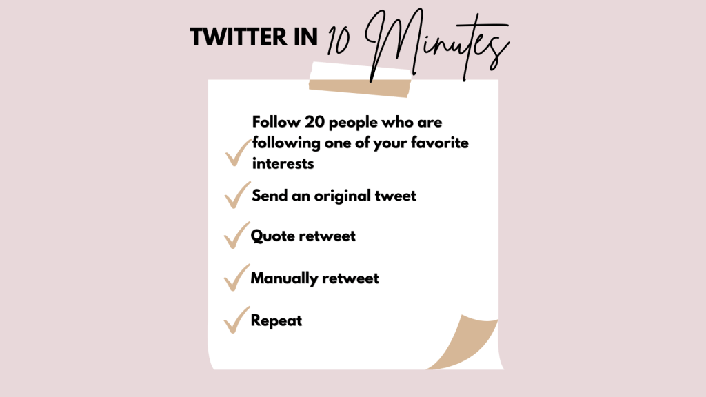 How To Tweet In Just 10 Minutes Per day